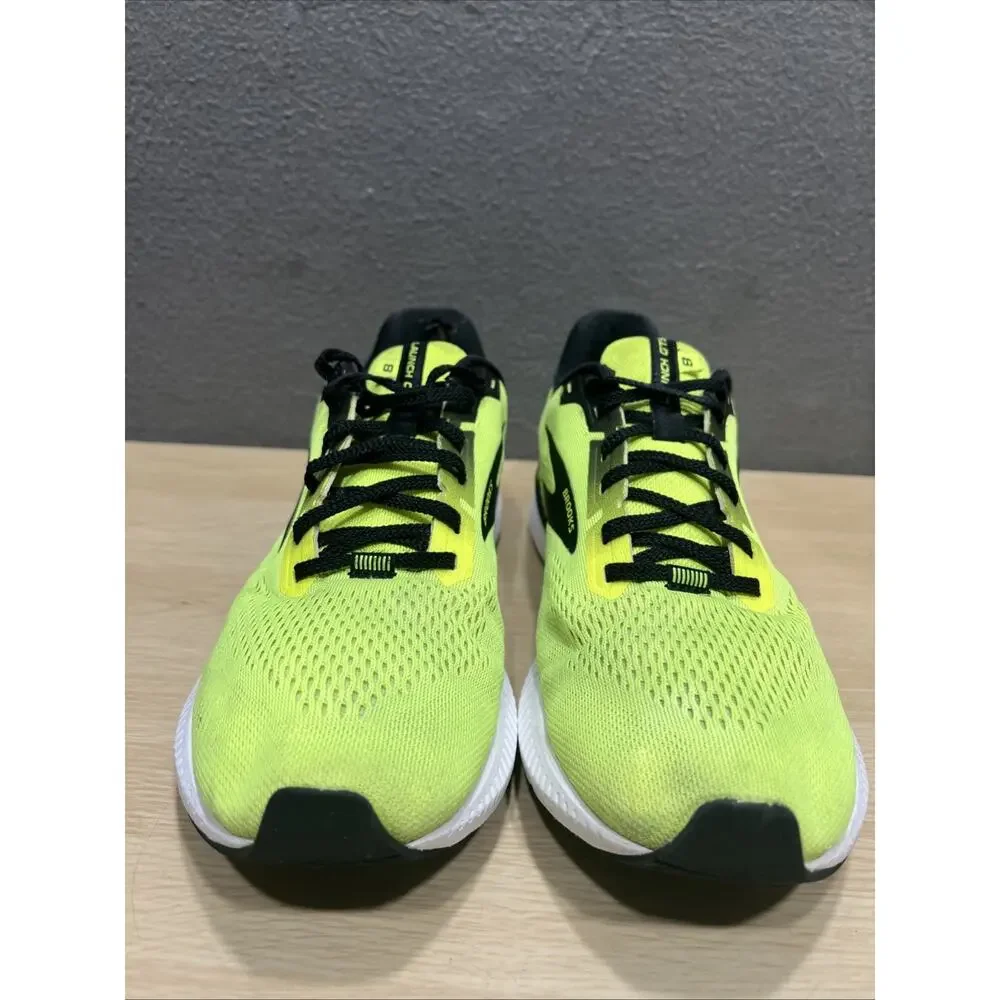 Brooks‎ Launch 8 Running Shoes Lightweight Cushion Athletic Neon Yellow Size 10